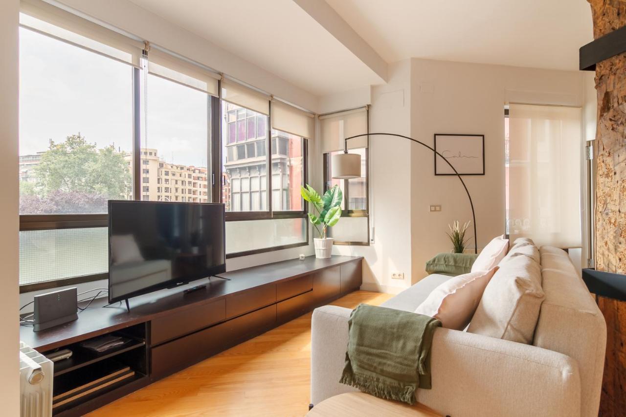 Muy Luminoso A 5 Min Del Centro De Bilbao Appartement Buitenkant foto